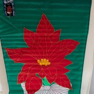 Red and Green Holiday Wall Hanging